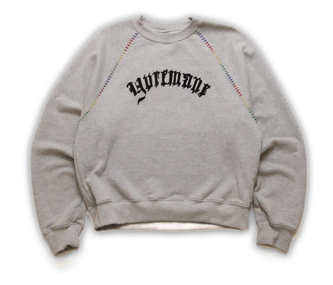 Yuremane Defect “Flock” Crewneck Yuremane Defect “Flock” Crewneck