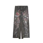 Bwa Painter’s Hand-Beaded Double-Wide Trouser