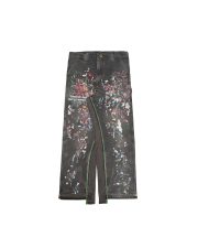Bwa Painter’s Hand-Beaded Double-Wide Trouser