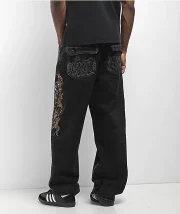 Ninth Hall Ambush Panther Black Wash Jeans - Image 3