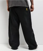 Ninth Hall Crosses Black Wash Baggy Sweatpants - Image 2