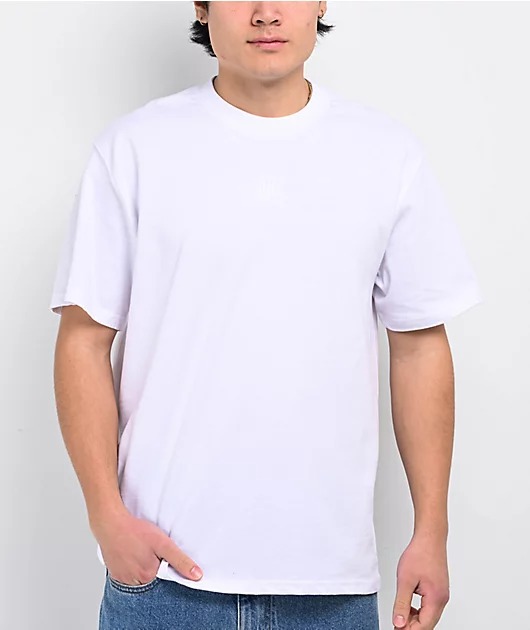 Ninth-Hall-Fundamentals-Mens-White-T-Shirt.jpg Ninth Hall Fundamentals Men’s White T-Shirt - Image 1