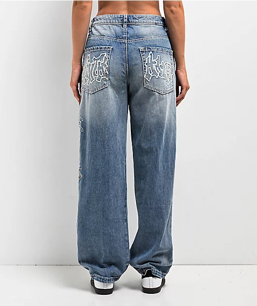 Ninth-Hall-Idle-Consult-Straight-Leg-Denim-Jeans-_386058-back-US.webp Ninth Hall Idle Consult Straight Leg Denim Jeans - Image 1
