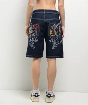 Ninth Hall Idle Dark Blue Shorts - Image 2
