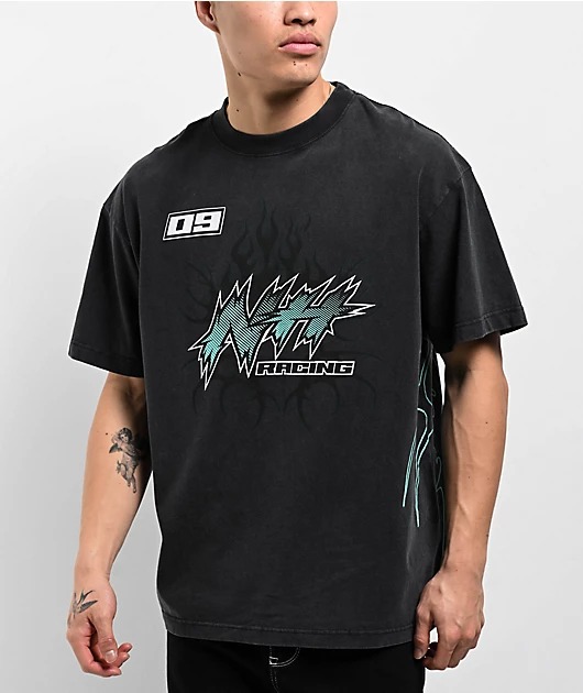 Ninth-Hall-Lane-Vintage-T-Shirt-Black.jpg Ninth Hall Lane Vintage T-Shirt Black - Image 1