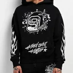 Ninth Hall Flame Boxy Hoodie